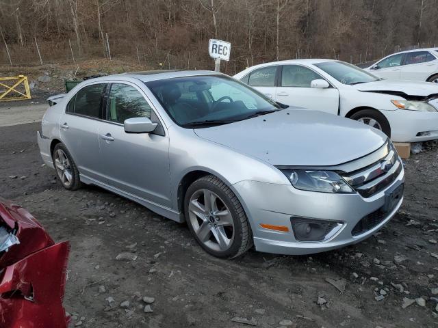 3FAHP0DC0CR234491 - 2012 FORD FUSION SPORT SILVER photo 4