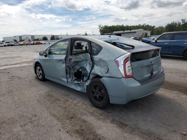 JTDKN3DUXD5626849 - 2013 TOYOTA PRIUS 青色 照片 2