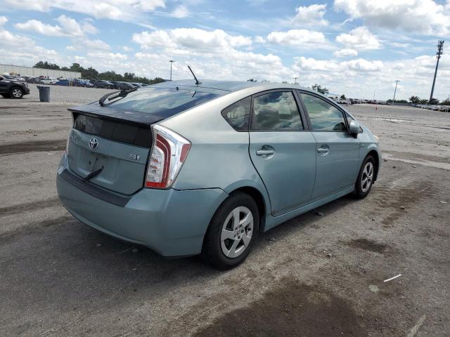 JTDKN3DUXD5626849 - 2013 TOYOTA PRIUS 青色 照片 3