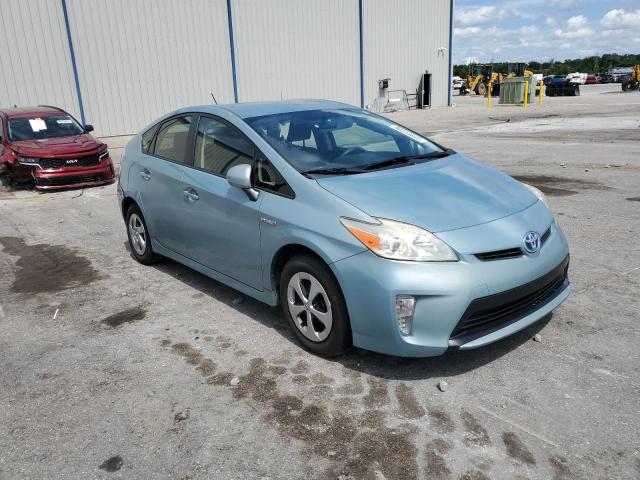 JTDKN3DUXD5626849 - 2013 TOYOTA PRIUS 青色 照片 4