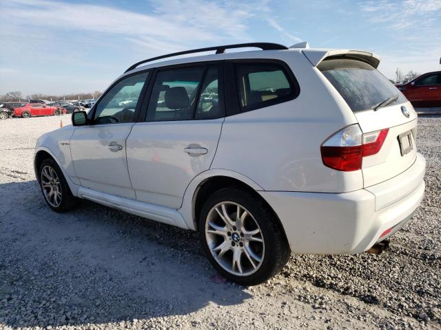 WBXPC93487WF17990 - 2007 BMW X3 3.0SI WHITE photo 2