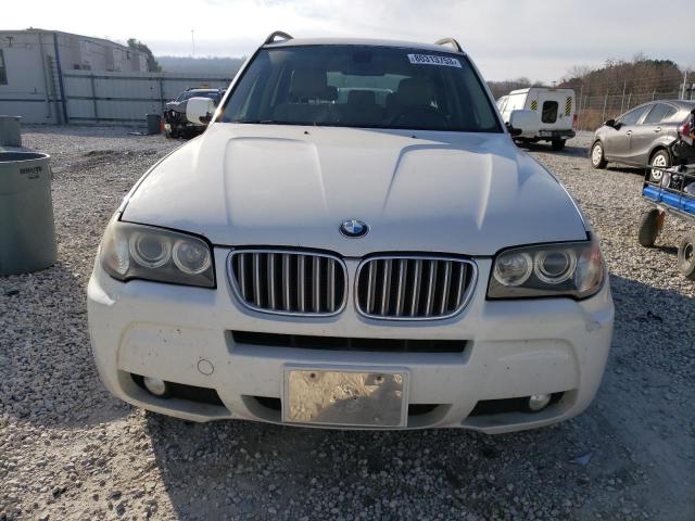 WBXPC93487WF17990 - 2007 BMW X3 3.0SI WHITE photo 5