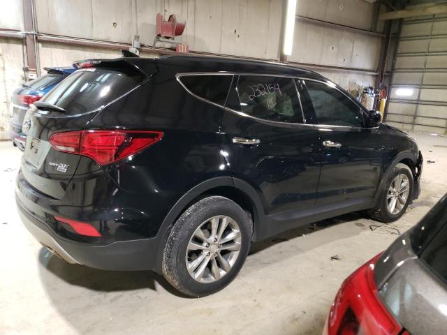 5NMZUDLA0JH093806 - 2018 HYUNDAI SANTA FE S BLACK photo 3