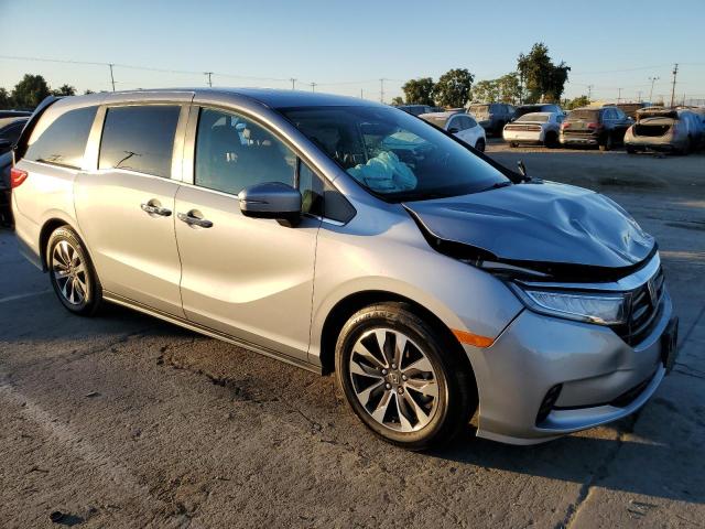 5FNRL6H66RB023713 - 2024 HONDA ODYSSEY EXL SILVER photo 4