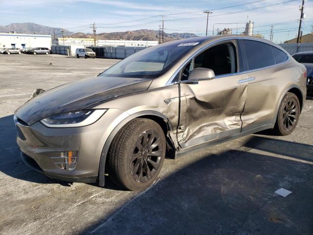 5YJXCBE27GF004277 - 2016 TESLA MODEL X BROWN photo 1