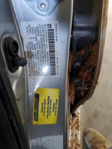 2HGFC2F87MH508866 - 2021 HONDA CIVIC SPORT ვერცხლისფერი ფოტო 12