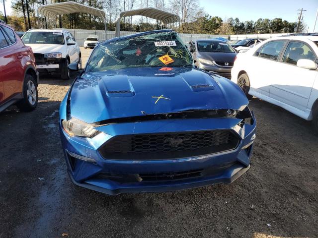 1FA6P8TH0P5106618 - 2023 FORD MUSTANG BLUE photo 5