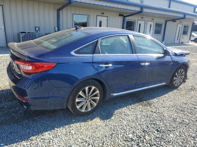 5NPE34AF6GH415800 - 2016 HYUNDAI SONATA SPORT BLUE photo 3