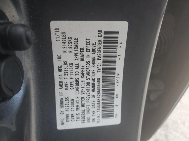 19UUA8F52BA005408 - 2011 ACURA TL 灰色 照片 12