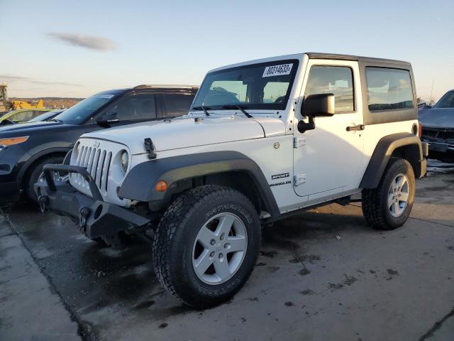 1C4GJWAGXGL238084 - 2016 JEEP WRANGLER SPORT WHITE photo 1