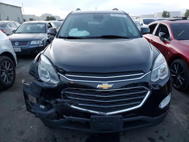 2GNALCEK7H1614283 - 2017 CHEVROLET EQUINOX LT BLACK photo 5