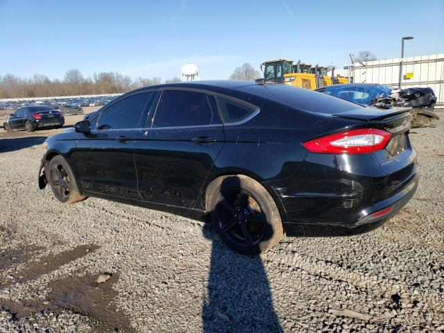 3FA6P0H77GR110843 - 2016 FORD FUSION SE BLACK photo 2