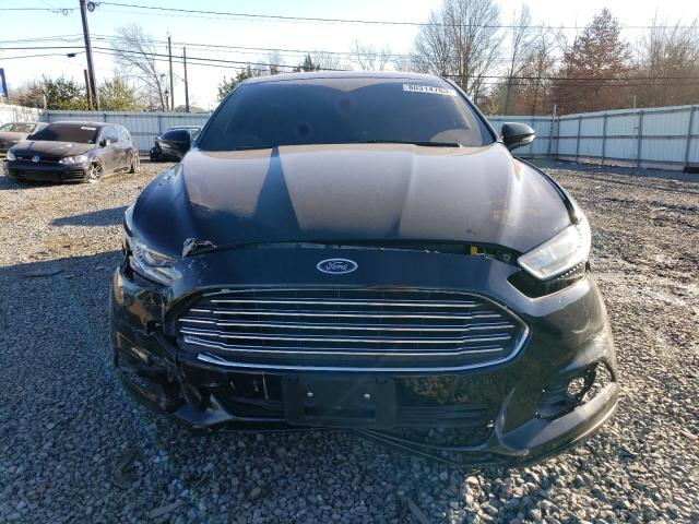 3FA6P0H77GR110843 - 2016 FORD FUSION SE BLACK photo 5