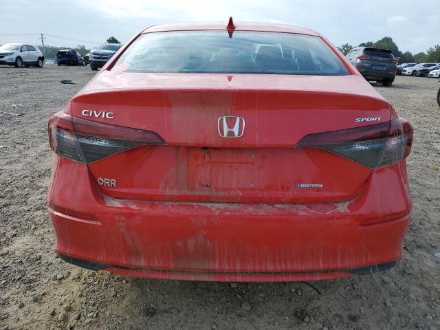 2HGFE4F88SH313359 - 2025 HONDA CIVIC SPORT წითელი ფოტო 6