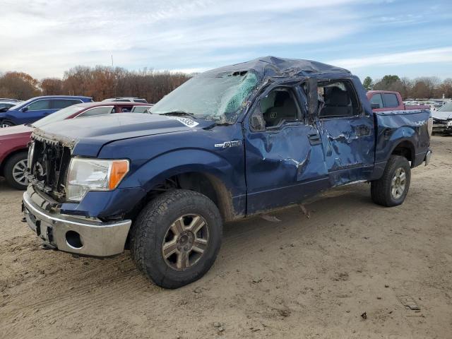 1FTFW1EF2CKD11451 - 2012 FORD F150 SUPERCREW BLUE photo 1