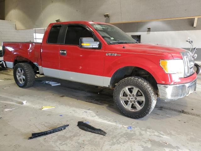 1FTEX1E80AFA87404 - 2010 FORD F150 SUPER CAB RED photo 4