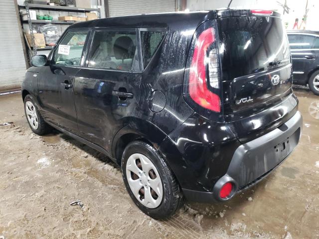 KNDJN2A29E7002006 - 2014 KIA SOUL BLACK photo 2