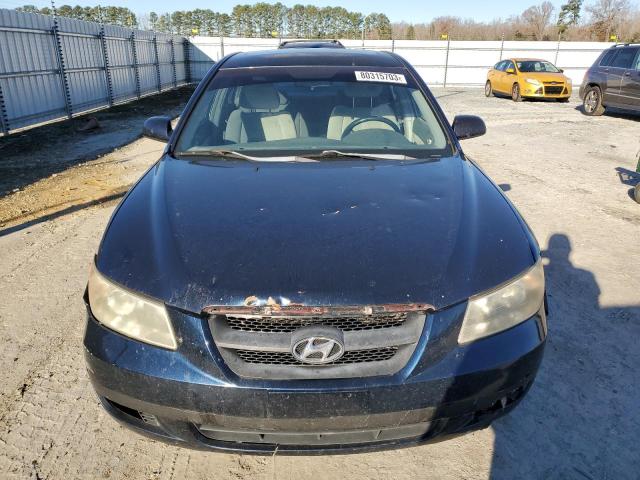 5NPET46C37H273193 - 2007 HYUNDAI SONATA GLS BLUE photo 5