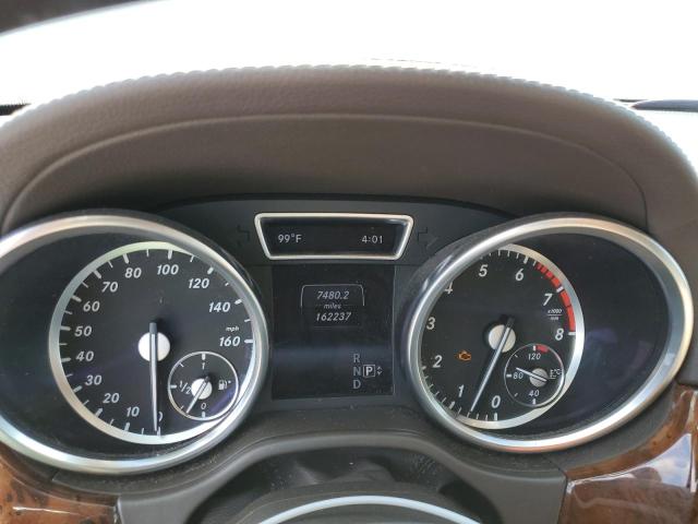 4JGDF7CE0EA278491 - 2014 MERCEDES-BENZ GL 450 4MATIC WHITE photo 9