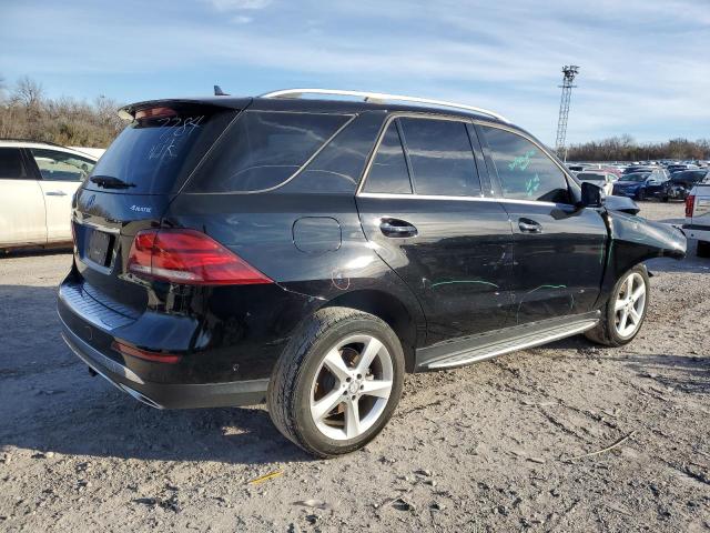 4JGDA5HB9GA789248 - 2016 MERCEDES-BENZ GLE 350 4MATIC BLACK photo 3