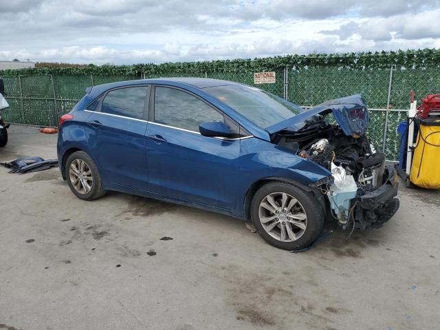 KMHD35LH7EU234316 - 2014 HYUNDAI ELANTRA GT BLUE photo 4