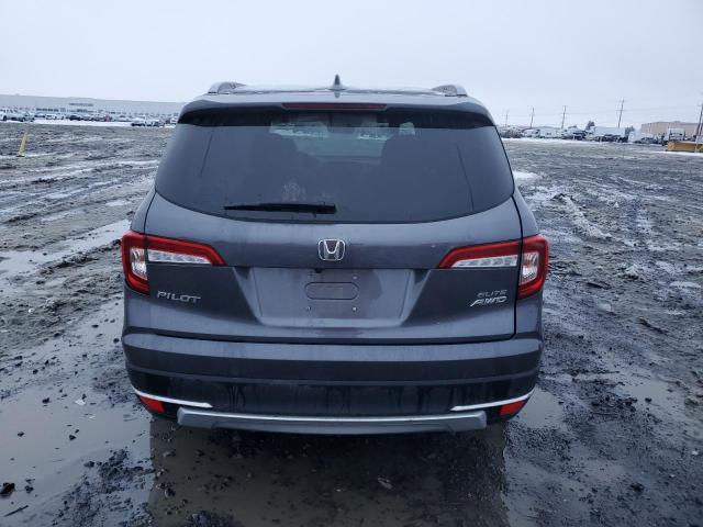 5FNYF6H04MB039688 - 2021 HONDA PILOT ELITE GRAY photo 6