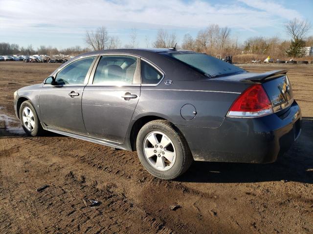 2G1WT57N691230085 - 2009 CHEVROLET IMPALA 1LT BLUE photo 2