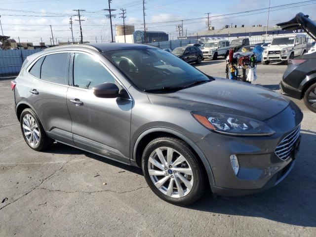 1FMCU0DZXNUA09262 - 2022 FORD ESCAPE TITANIUM GRAY photo 4
