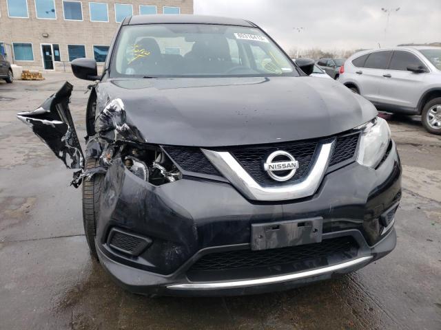 KNMAT2MV8GP690756 - 2016 NISSAN ROGUE S BLACK photo 5