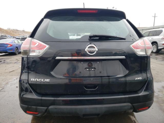 KNMAT2MV8GP690756 - 2016 NISSAN ROGUE S BLACK photo 6