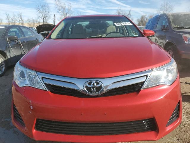 4T1BF1FK9CU578483 - 2012 TOYOTA CAMRY BASE RED photo 5