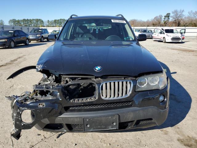 WBXPC93439WJ27475 - 2009 BMW X3 XDRIVE30I BLACK photo 5