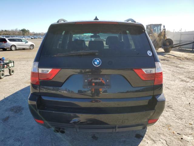 WBXPC93439WJ27475 - 2009 BMW X3 XDRIVE30I BLACK photo 6