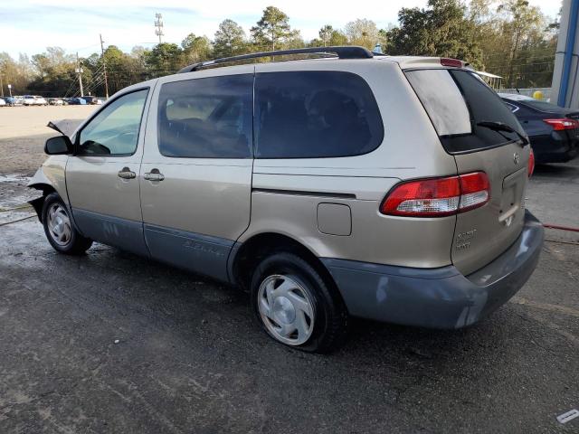 4T3ZF19C83U552001 - 2003 TOYOTA SIENNA CE BEIGE photo 2