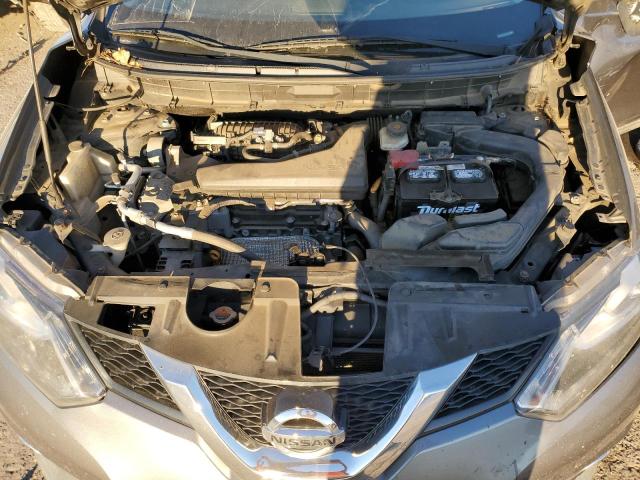 5N1AT2MV5FC909173 - 2015 NISSAN ROGUE S GRAY photo 12