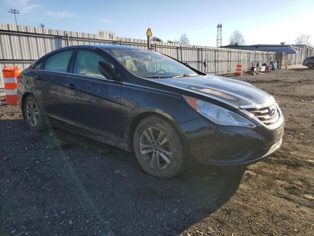 5NPEB4AC1DH611275 - 2013 HYUNDAI SONATA GLS BLUE photo 4