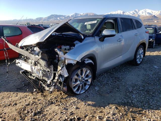 5TDXBRCH5PS597586 - 2023 TOYOTA HIGHLANDER HYBRID LIMITED SILVER photo 1