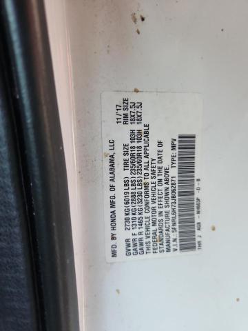 5FNRL6H73JB062871 - 2018 HONDA ODYSSEY EXL Ağ foto 14