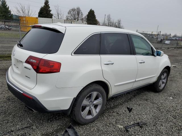 2HNYD2H24DH522134 - 2013 ACURA MDX WHITE photo 3