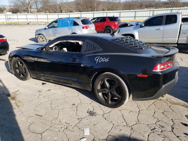 2G1FB1E30E9229006 - 2014 CHEVROLET CAMARO LT BLACK photo 2