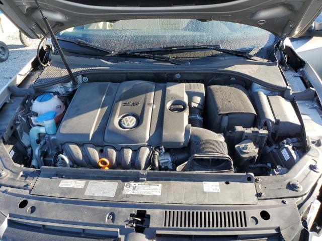 1VWAH7A34DC143162 - 2013 VOLKSWAGEN PASSAT S ვერცხლისფერი ფოტო 11