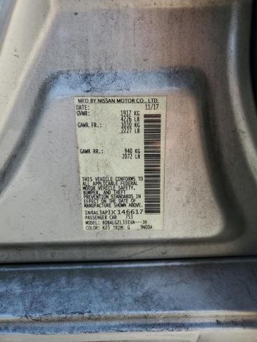 1N4AL3AP3JC146617 - 2018 NISSAN ALTIMA 2.5 SILVER photo 12