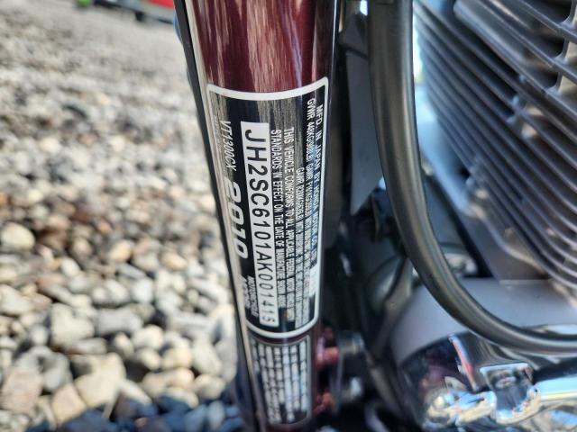 JH2SC6101AK001415 - 2010 HONDA VT1300 CX 栗色 照片 10