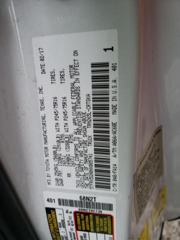 5TFRX5GN8HX085741 - 2017 TOYOTA TACOMA ACCESS CAB თეთრი ფოტო 13