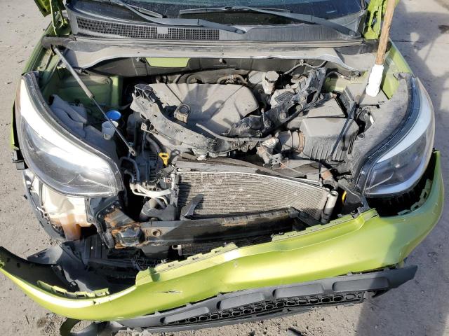 KNDJN2A22F7768905 - 2015 KIA SOUL GREEN photo 11