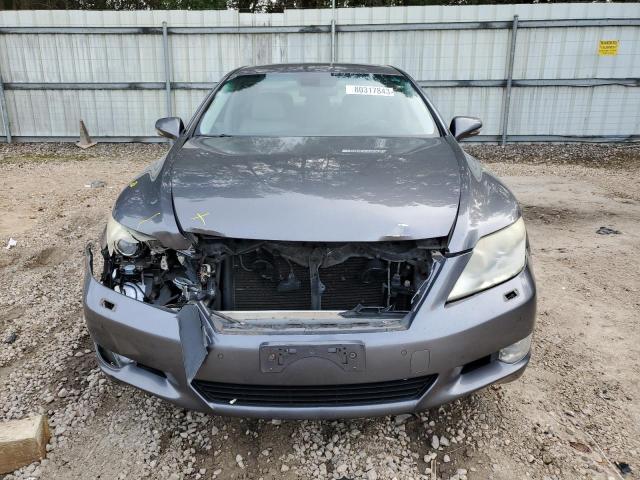 JTHBL5EF2C5113724 - 2012 LEXUS LS 460 GRAY photo 5