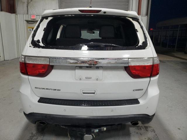 1C4SDHDT9DC671932 - 2013 DODGE DURANGO CREW WHITE photo 6