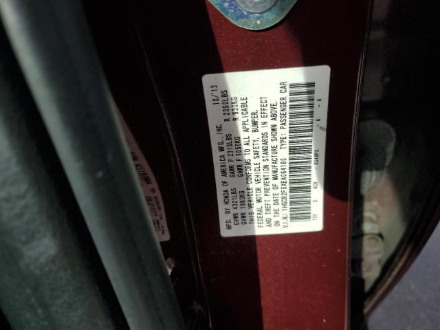 1HGCR2F5XEA064180 - 2014 HONDA ACCORD SPORT RED photo 12
