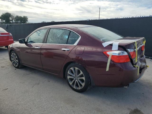 1HGCR2F5XEA064180 - 2014 HONDA ACCORD SPORT RED photo 2