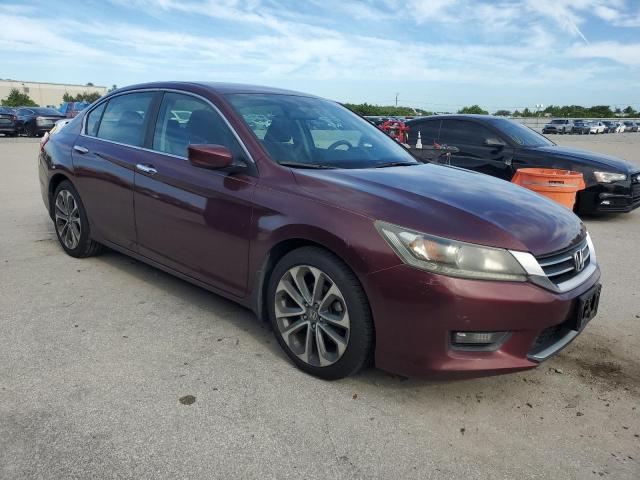 1HGCR2F5XEA064180 - 2014 HONDA ACCORD SPORT RED photo 4